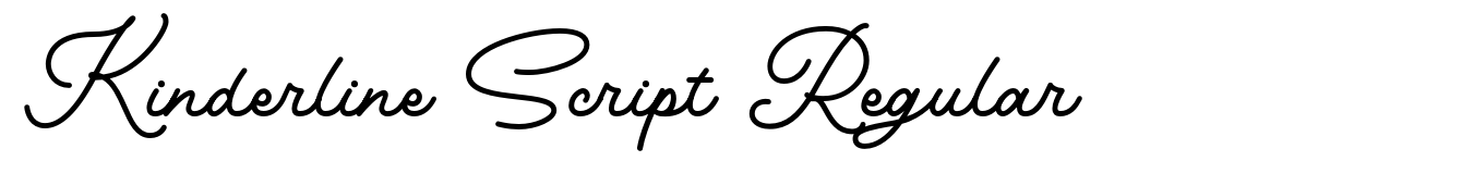 Kinderline Script Regular